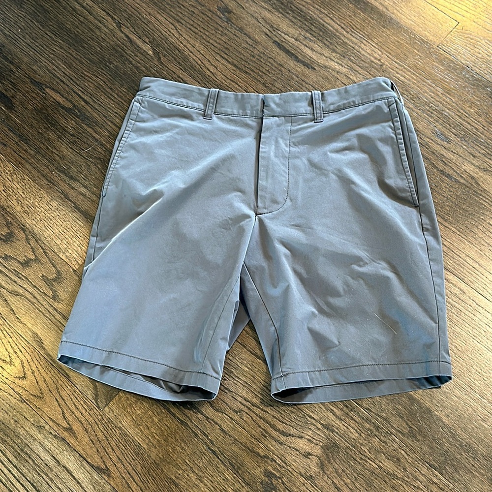 J. Crew Gray Chino Shorts 31 9” inseam EUC
